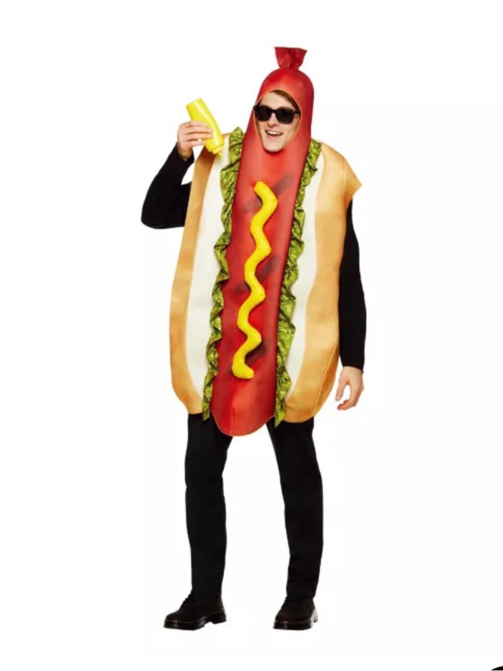 Spirit Halloween Adult Hot Dog Tunic Costume One Size Fits Most